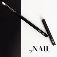 New Oval Application Brush - Gel brushes for nails Online - My Nail Stuff