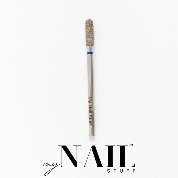 New Rounded Cylinder Nail Blue Medium Bit - Nail stuff for sale Online Utah - My Nail Stuff